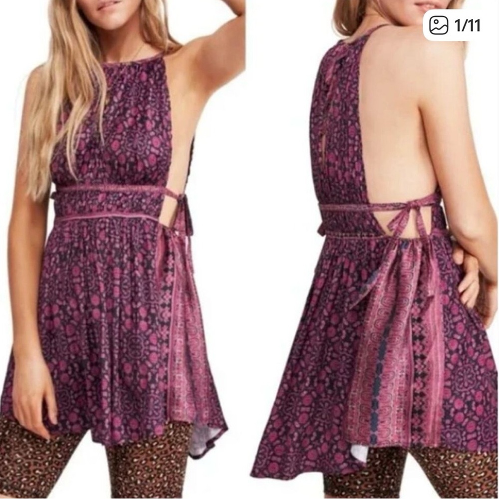 Free People Midsummer Day Side Tie Tunic (or Dress)